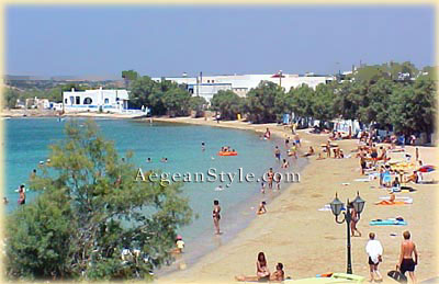 Paros Aliki Main Beach
