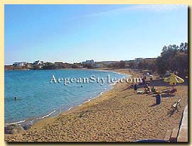 Paros Logaras Main Beach